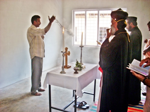 INAUGURATION OF NEW BLOCK BY MANAGER
